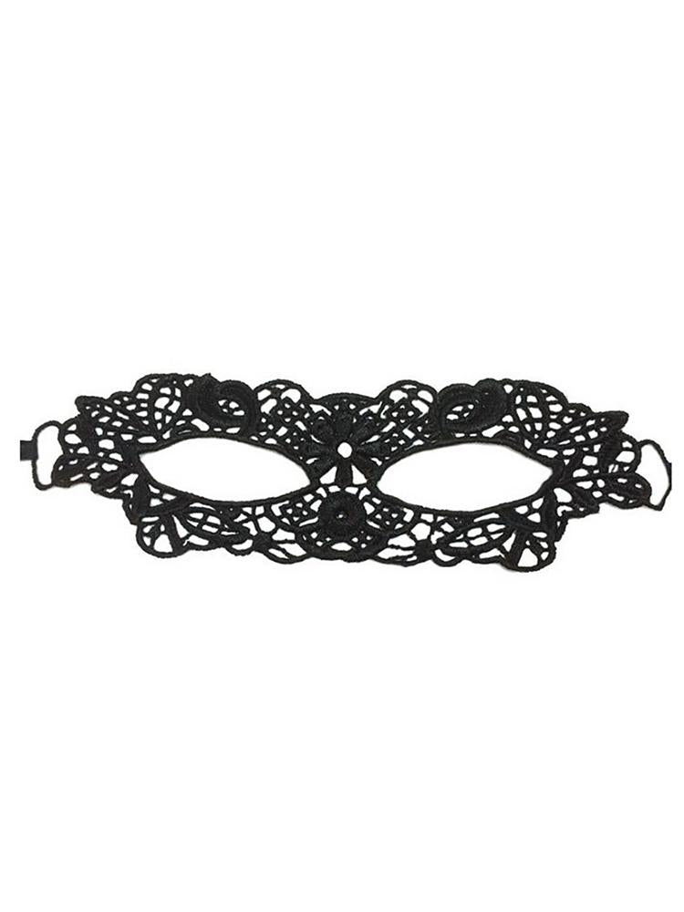 Low Cut Lace Teddy & Eyemask - DadHats2ow6ix