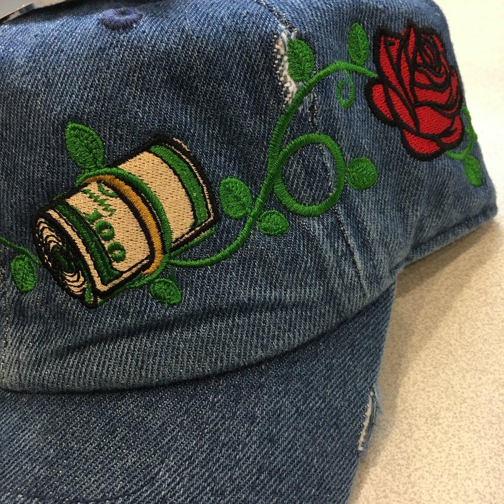 Rose Money Vine Dad Cap - DadHats2ow6ix