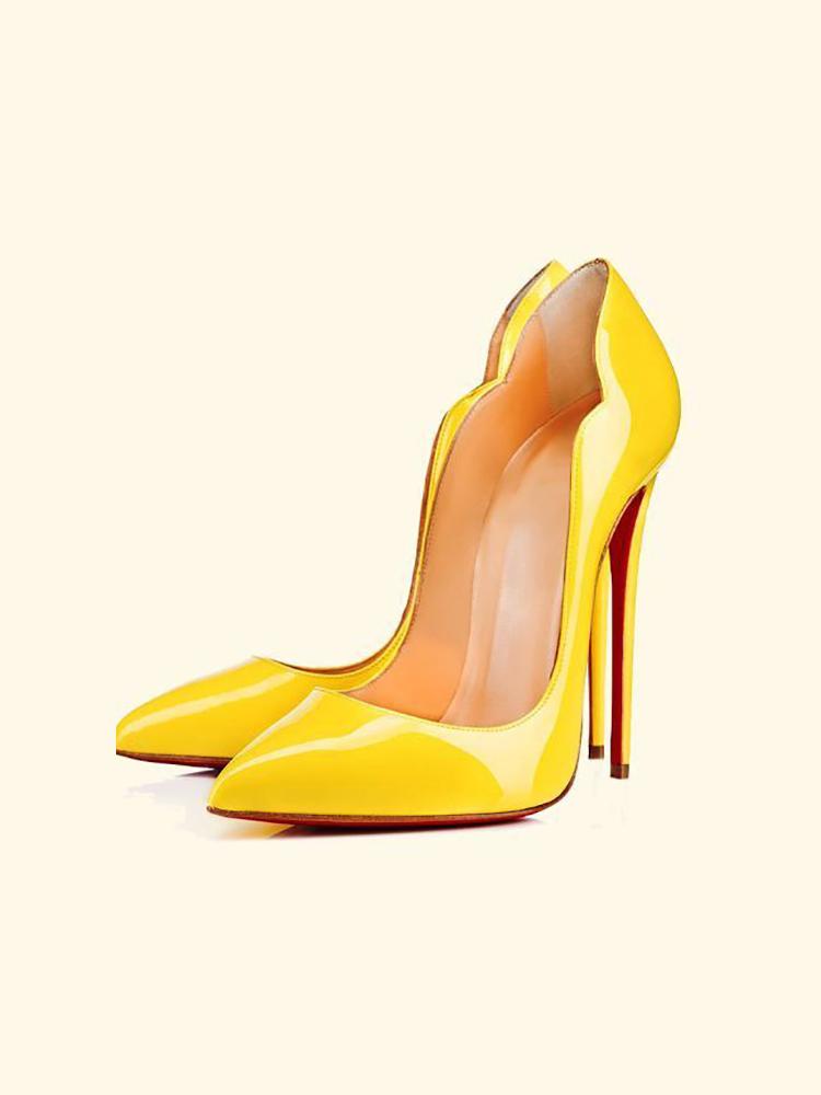 Sexy Solid Stiletto Pumps - DadHats2ow6ix