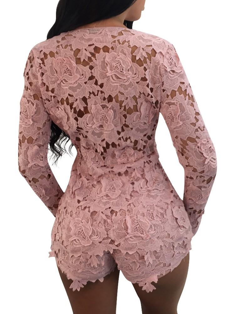 Sexy Open Front Lace Crochet Short Twinset - DadHats2ow6ix