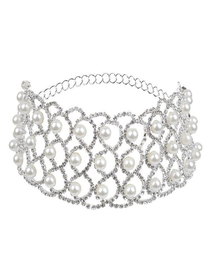 Beading Embellished Sparkly Necklace - DadHats2ow6ix