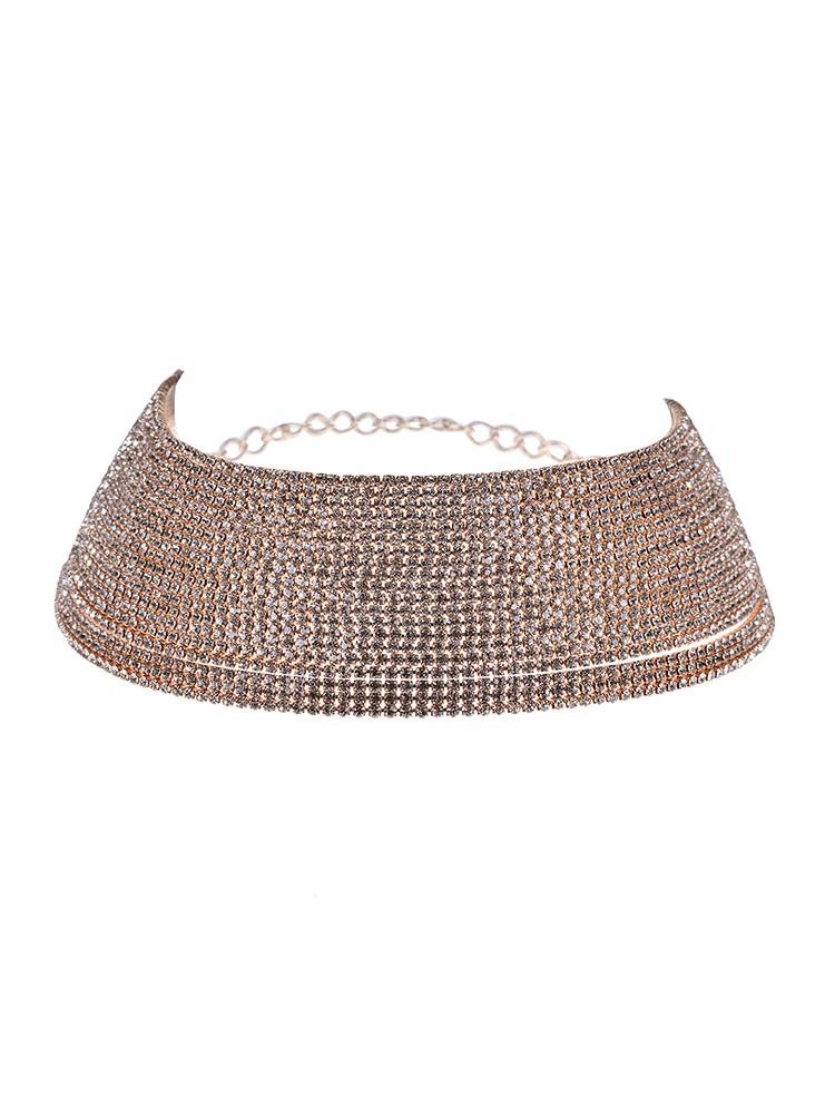 Exaggerated Multi-layer Full Shiny Choker - DadHats2ow6ix