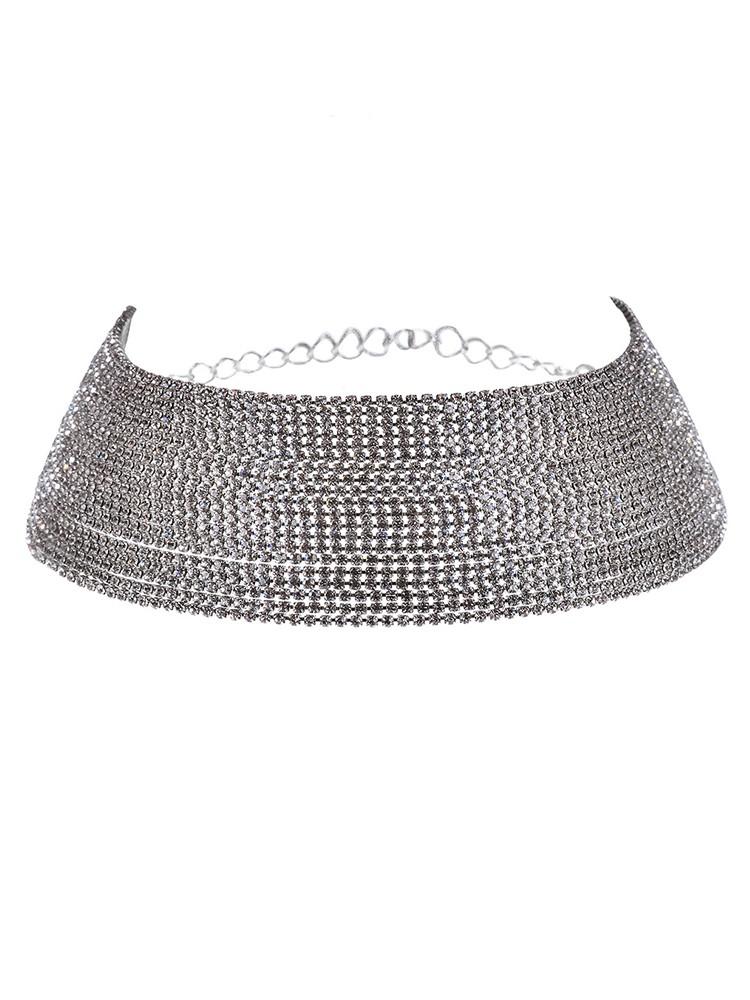 Exaggerated Multi-layer Full Shiny Choker - DadHats2ow6ix