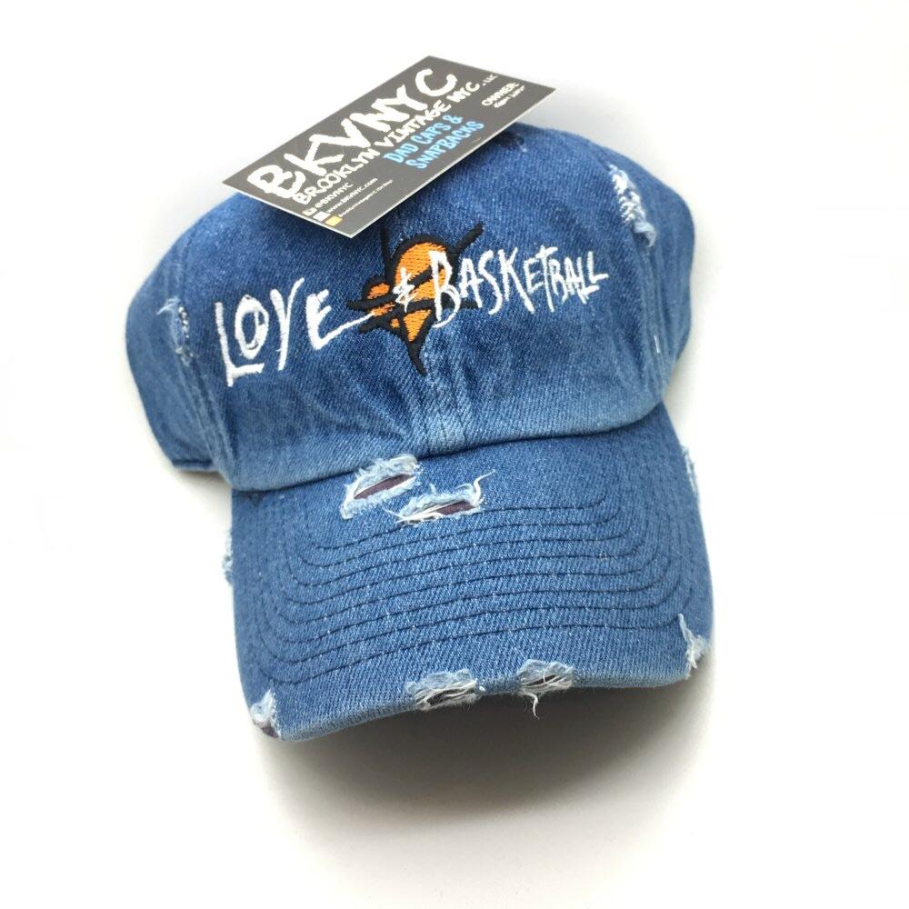 L0VE & BASKETBALL Dad Cap Hat - DadHats2ow6ix