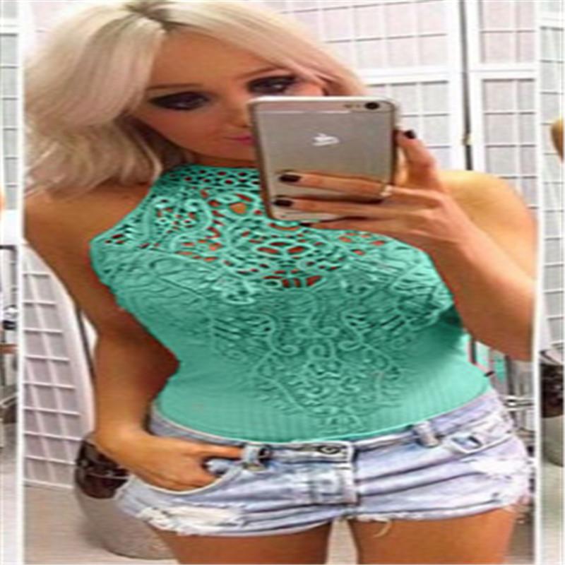 Sexy Hollow Out Lace Crochet Slinky Bodysuit - DadHats2ow6ix